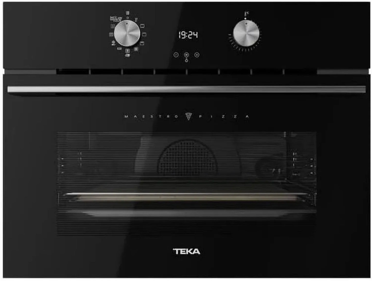 Teka - Four compact pyrolytique multifonction MaestroPizza HLC 8510 P jusqu'à 340°C, idéal pour pizzas