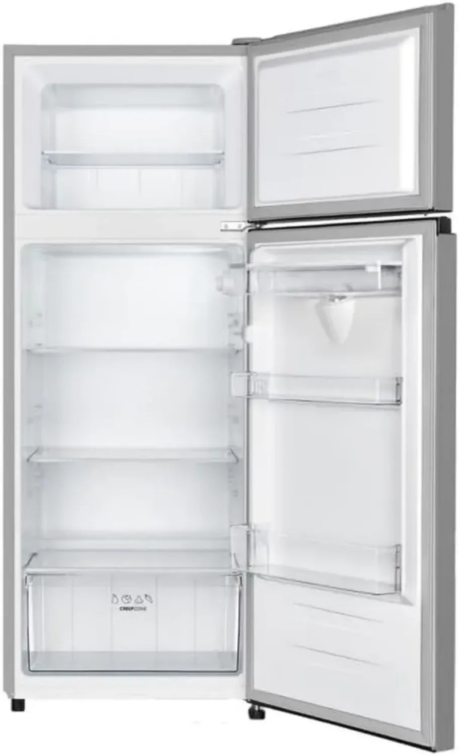Réfrigérateur 2 portes 206L Classe E Argent