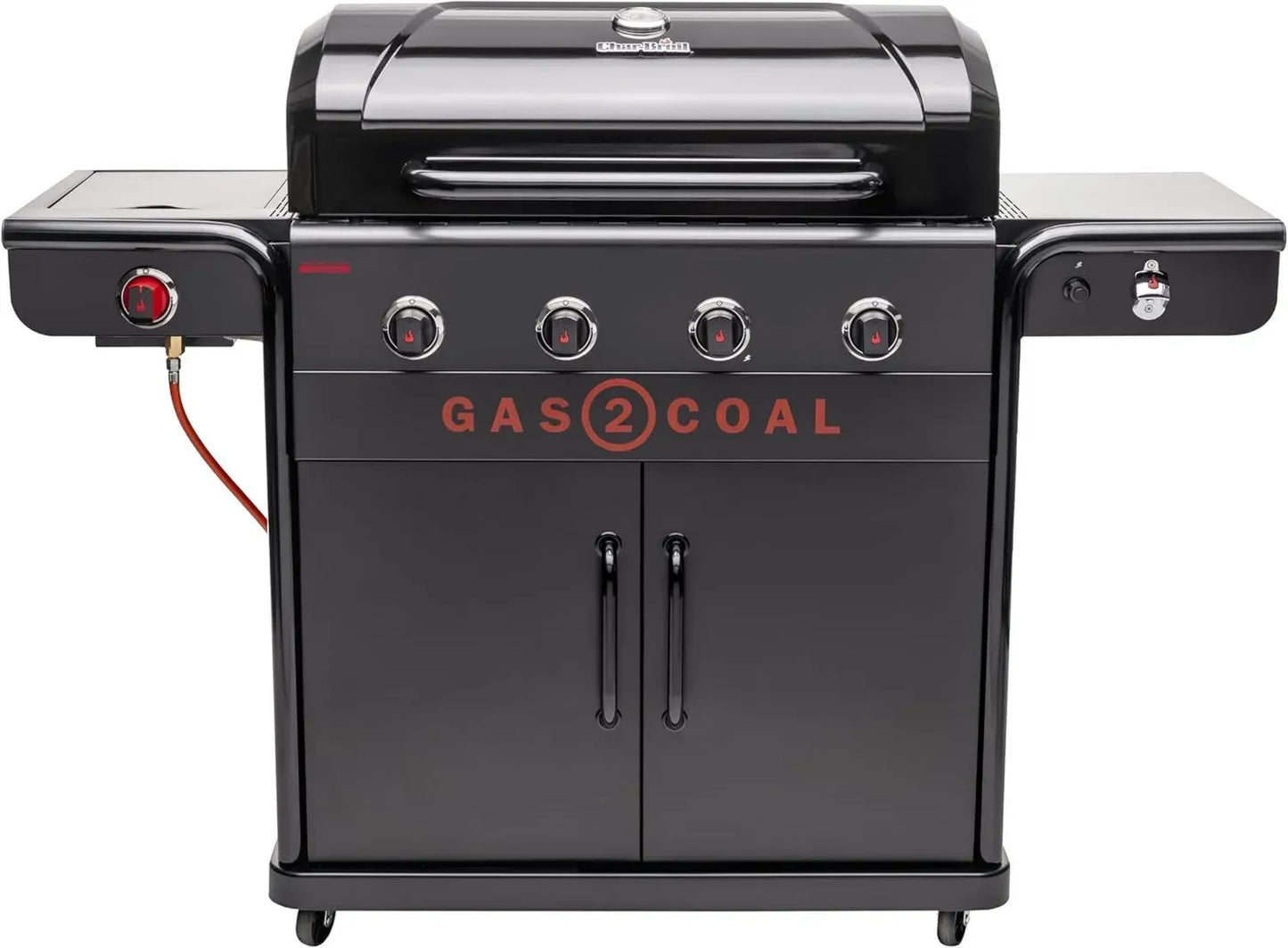 Char-Broil Barbecue à Gaz et Charbon Gas2Coal 440 Édition Spéciale avec Plaque de Cuisson