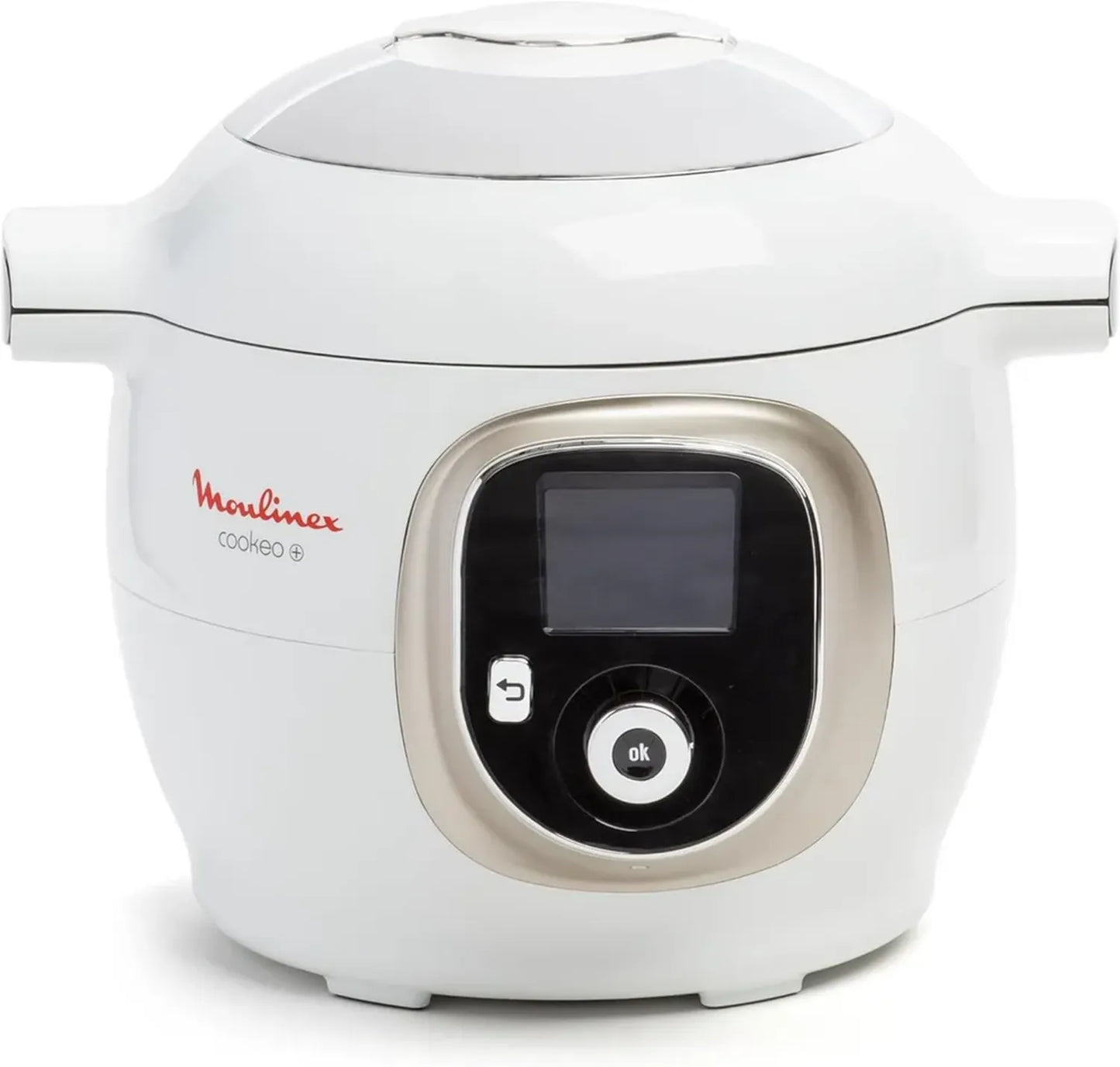 Moulinex Cookeo Intelligent 6L Multicuiseur, 150 Recettes, Cuisson Automatique, Écran Digital, App MyMoulinex, 1600W, Blanc