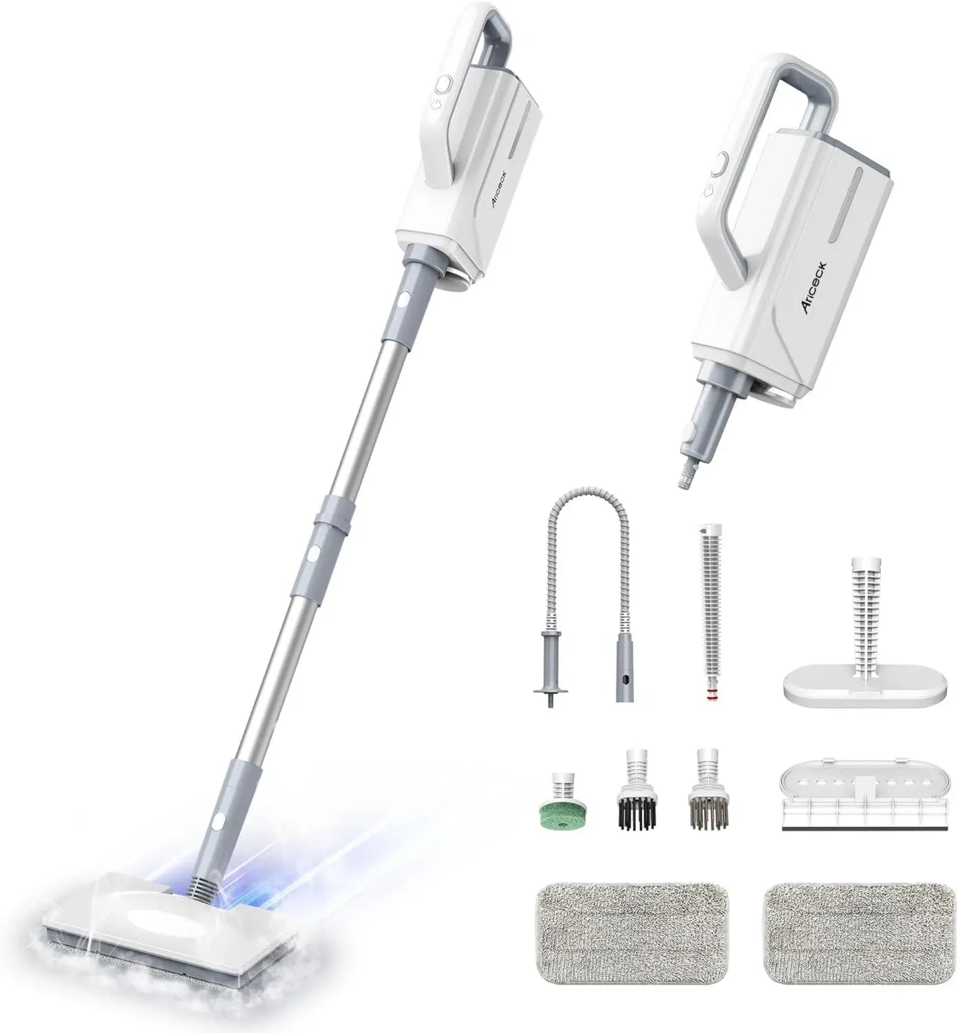 Nettoyeur Vapeur 6-en-1 Rapide et Efficace pour Sols Durs et Carrelés