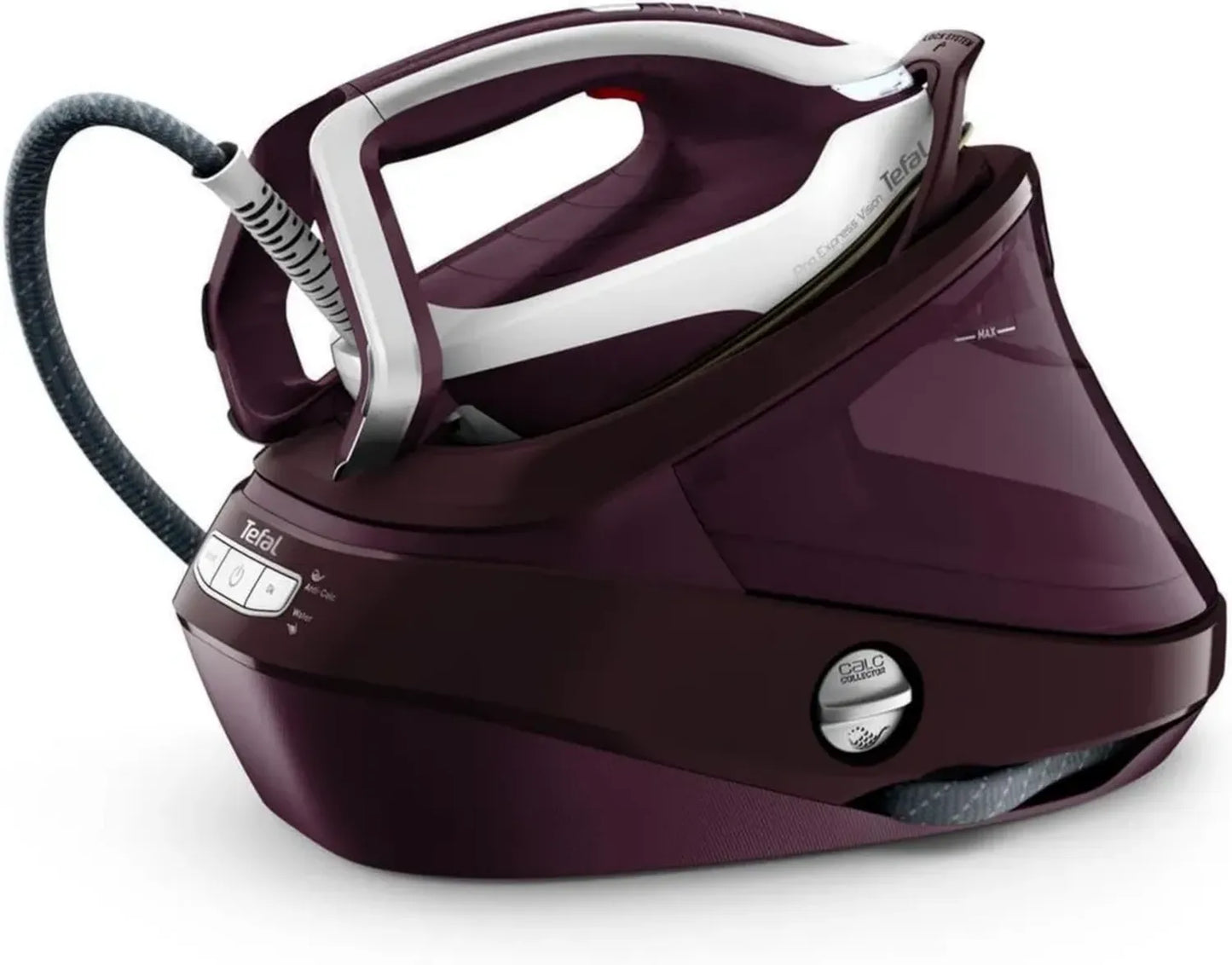 Centrale Vapeur Tefal Pro Express Vision GV9810 - 3000 W - Vapeur 680 g/min - Semelle Autonettoyante Durilium AirGlide - Pression 8,3 Bar - Réservoir 1,1 L