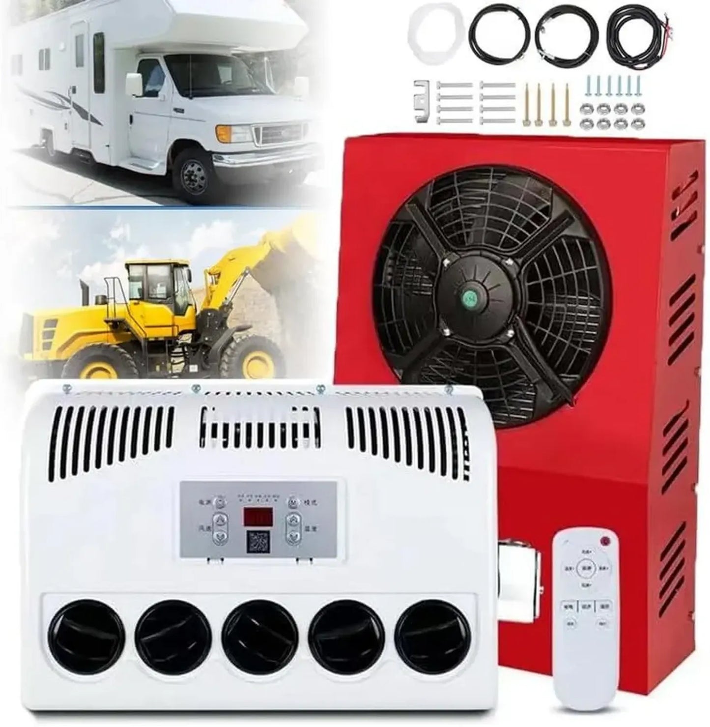 Climatiseur split silencieux pour caravane - Refroidissement rapide avec télécommande