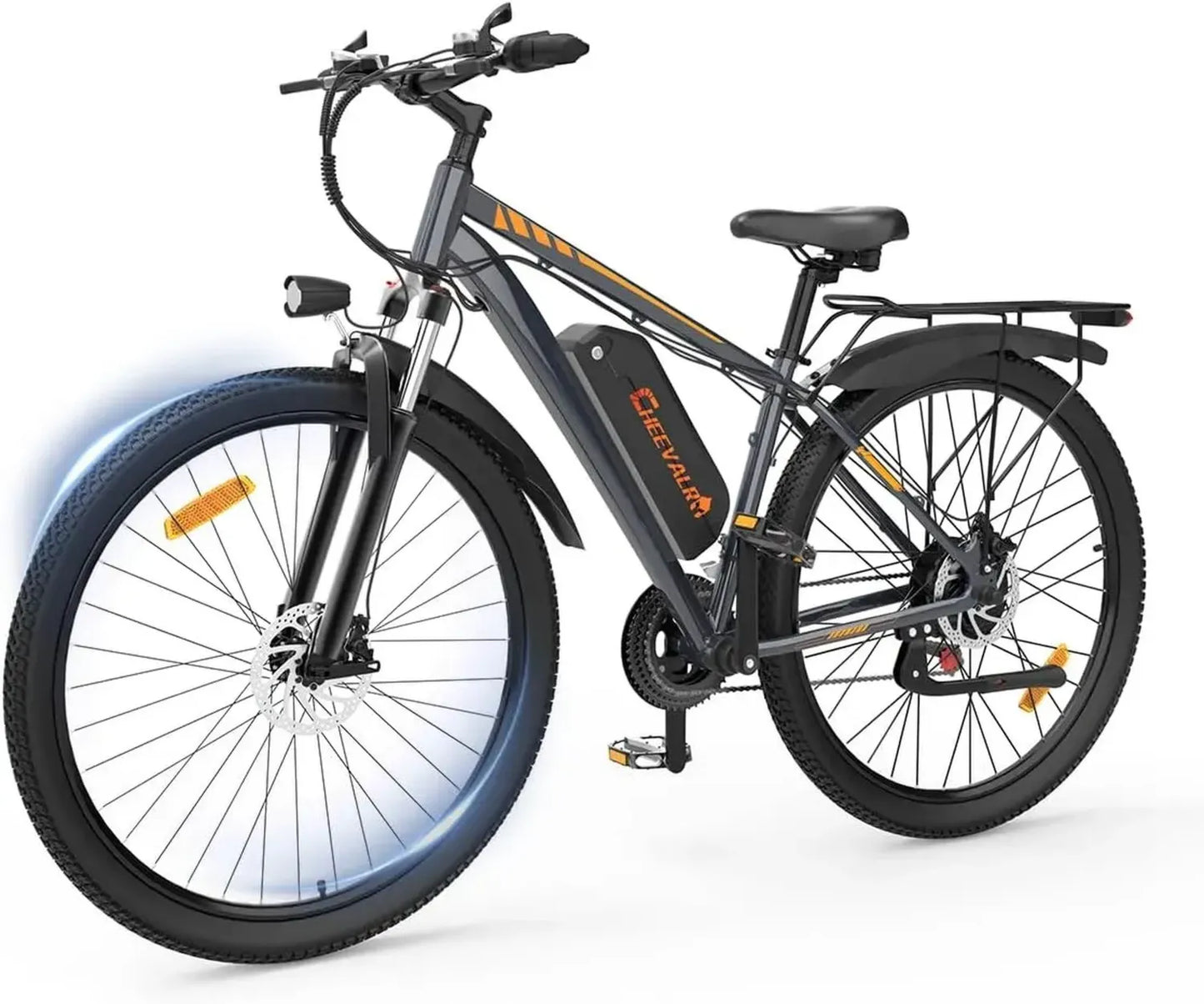 Vélo Électrique Adulte 29' 250W, Batterie 48V 18,6AH, 21 Vitesses, Fourche Ajustable, Autonomie 50 km