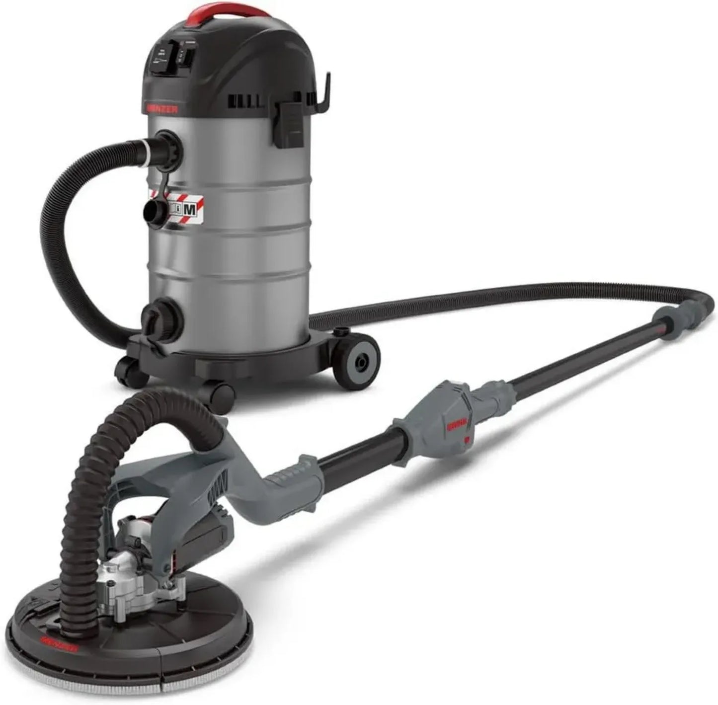 Système de Ponçage Sans Poussière MENZER pour Construction Sèche LHS 225 VARIO + VCM 330