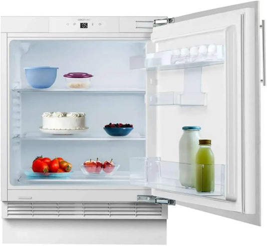Réfrigérateur Encastrable 138 L Blanc avec Écran Tactile et Porte Réversible