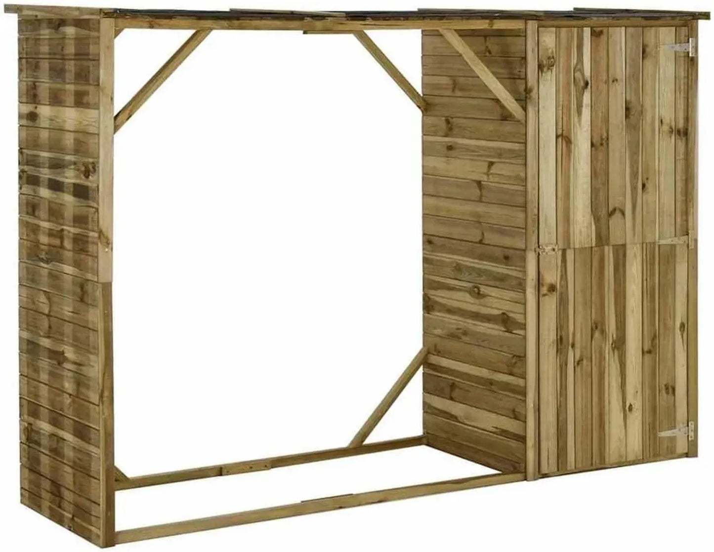 Cabane de Jardin en Pin pour Outils - vidaXL