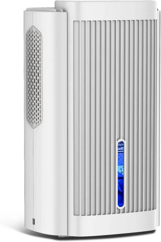 Désumidificateur Électrique 1,1 L Silencieux avec Veilleuse pour Intérieur