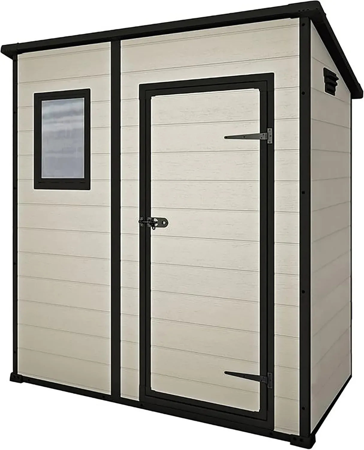 KETER - Abri de Jardin Manor Pent 64 Beige 1,8m² Étanche et Durable