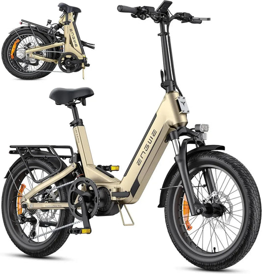 Vélo Électrique ENGWE 48V 15Ah, 160 km Autonomie, Freins Hydrauliques, Pneus 20x3.0, Capteur de Couple, Compatible APP & IOT