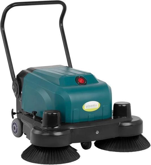 Balayeuse Électrique Sans Fil 4800 m2/h, Brosse 52 cm, Bac 35 L, Autonomie 3 h, Professionnelle