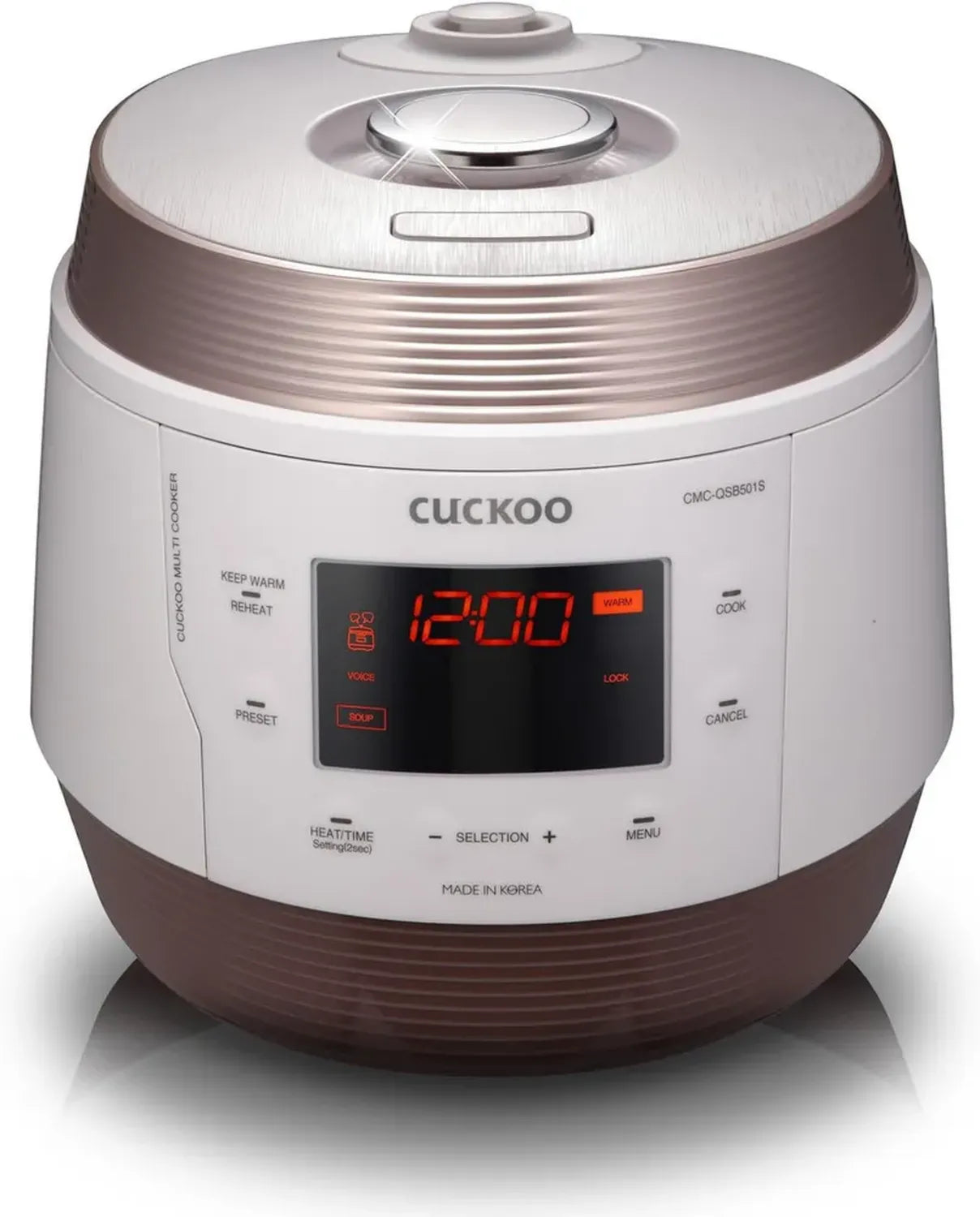 CUCKOO ICOOK Q5 - Multicuiseur 8-en-1 en Acier Inoxydable Haute Qualité