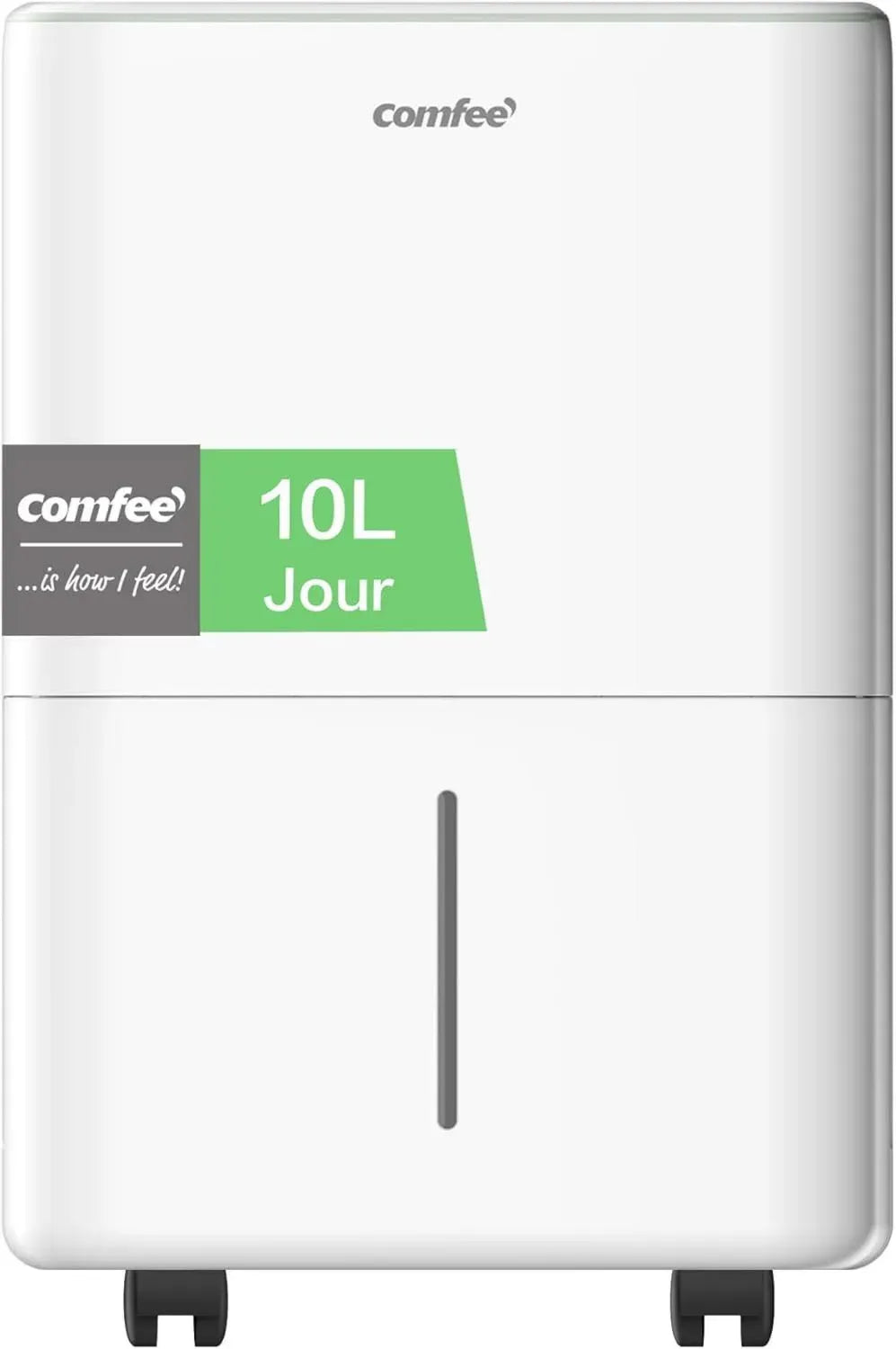 Déshumidificateur COMFEE' 10L/j, Silencieux, Sécurité Enfant, 24H Minuterie, Réservoir 2,5L, Pour 16-31㎡
