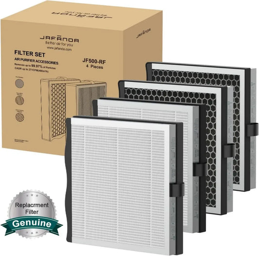 Purificateur d'air Jafända avec filtres HEPA et aromathérapie, élimine 99,97% des allergènes, CADR 460 m³/h