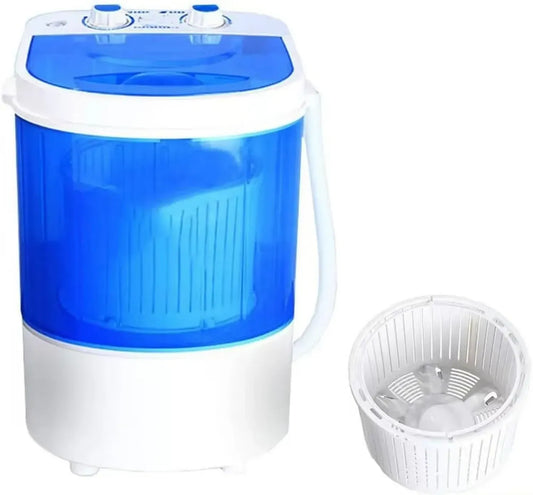Mini Lave-linge Portable 2 en 1 avec Panier de Vidange, 4,5KG, pour Maison et Hôtel