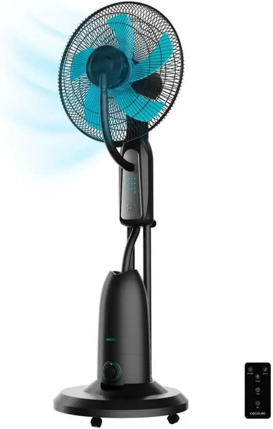 Ventilateur Brumisateur Cecotec 90W - 40cm, 2,8L, Télécommande, Oscillation Automatique, 3 Vitesses, Minuterie