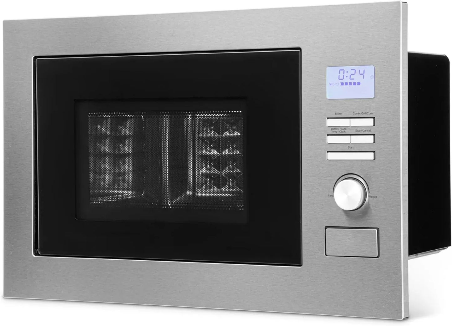 Bomann Micro-ondes Encastrable 3-en-1 avec Grill et Air Pulsé, 25L