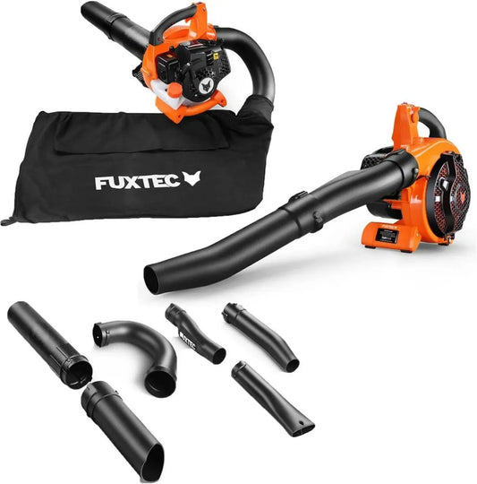 Fuxtec - Souffleur Broyeur à Essence 4 en 1 FX LBS126 avec Accessoires Compléments