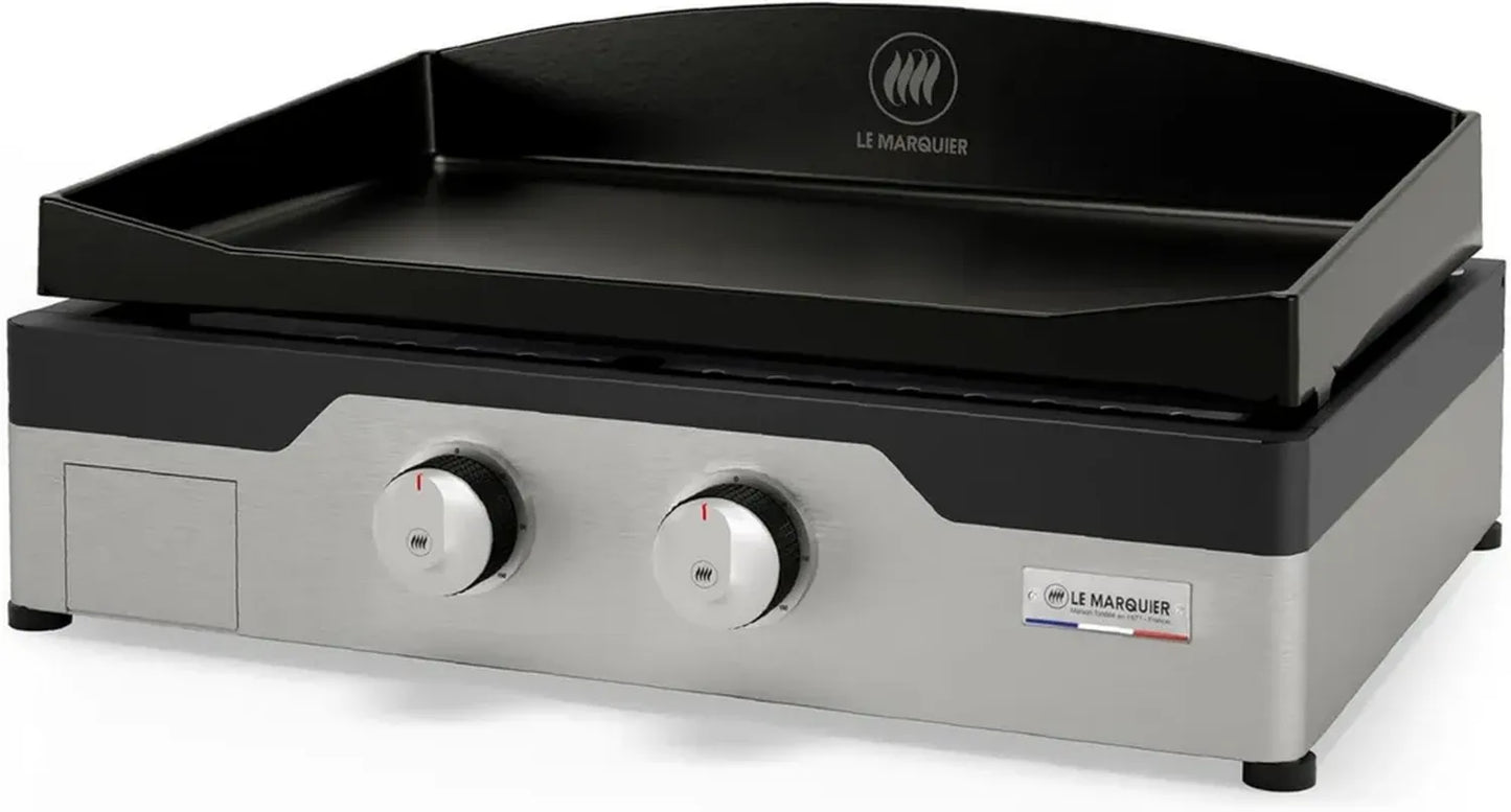 Plancha à Gaz LE MARQUIER Allure 260 Duo avec Réchaud