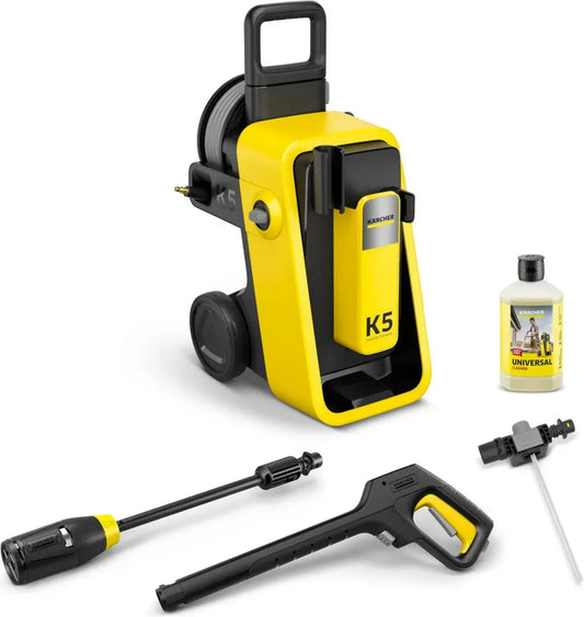 Kärcher Nettoyeur Haute Pression K 5 Premium, 145 Bar, 500 l/h, Nettoyage Efficace, Tuyau Flexible avec Enrouleur, Multi Jet 4-en-1