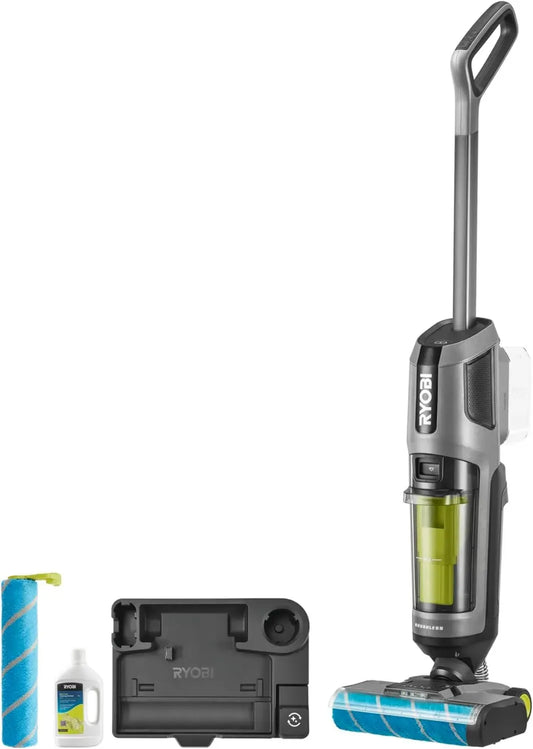 Aspirateur Balai 3 en 1 RYOBI sans Fil Sans Brosse 18V - Sans Batterie RHFC18BL-0
