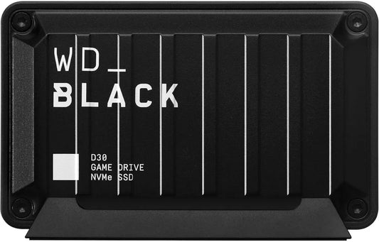 Disque SSD Externe WD_BLACK D30 500 Go pour Jeux Vidéo, Vitesse Jusqu'à 900 Mo/s, Compatible PS5 et Xbox Series X|S