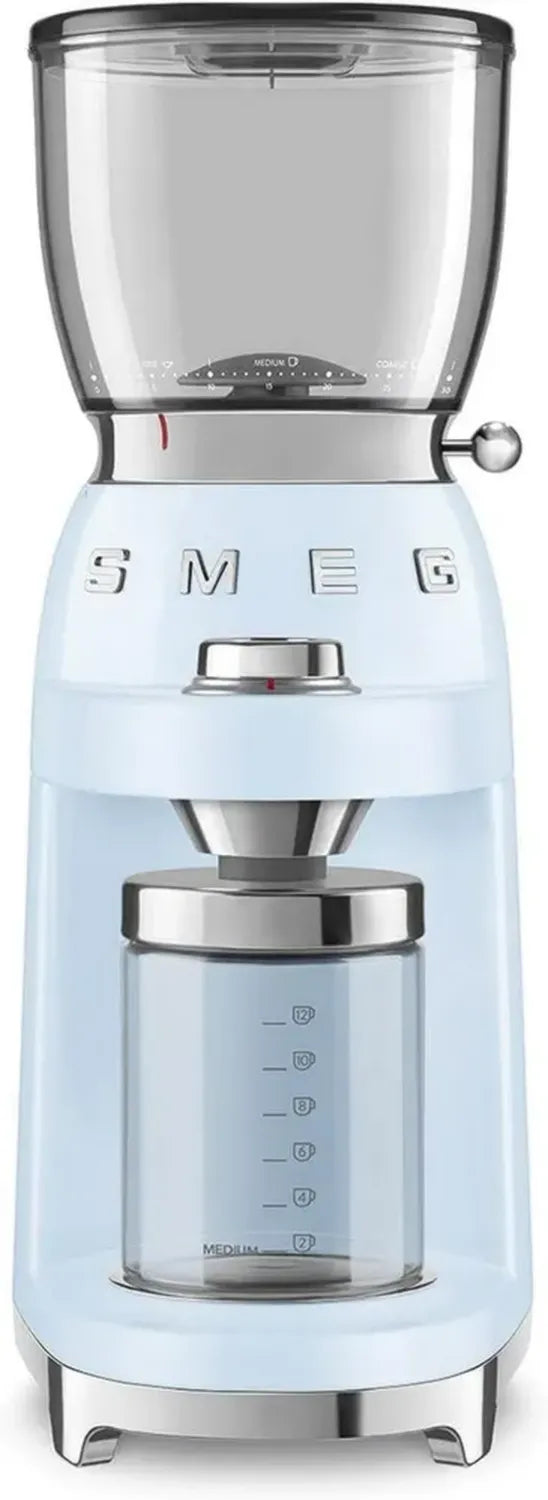 Smeg Moulin à Café Années 50 Vintage Bleu Pastel