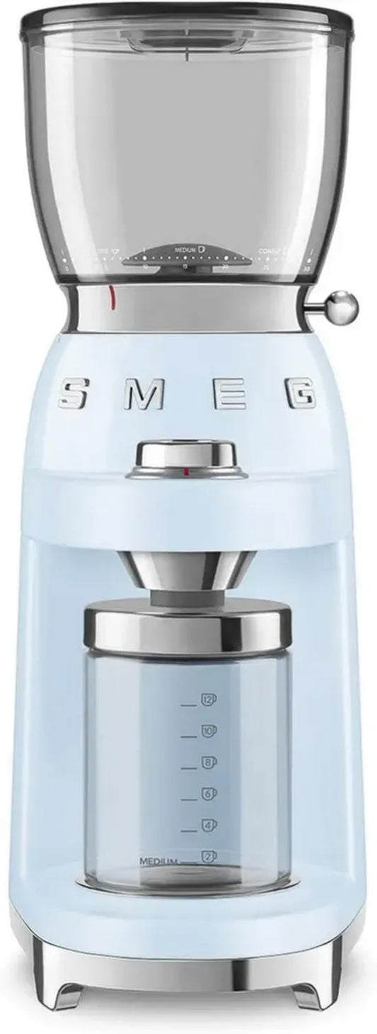 Smeg Moulin à Café Années 50 Vintage Bleu Pastel