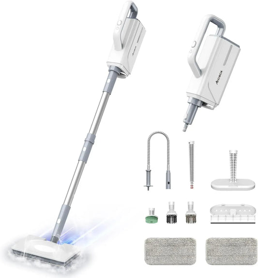 Nettoyeur Vapeur 6-en-1 Rapide et Efficace pour Sols Durs et Carrelés