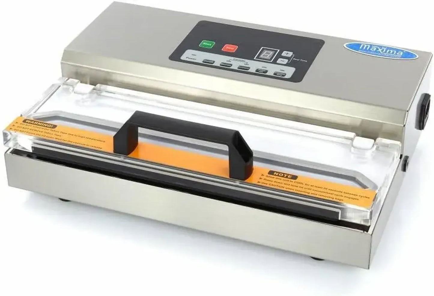 Machine sous Vide en Acier Inoxydable 475 W - Soudure 31 cm - Pompe à Double Aspiration - Système Professionnel