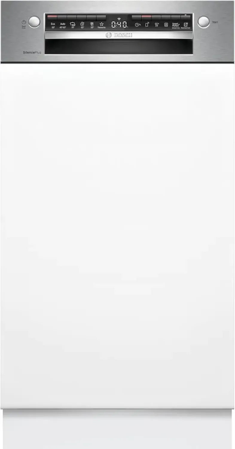 Lave-vaisselle encastrable 45 cm Série 4, Bandeau acier brossé, Modèle SPI4HMS13E