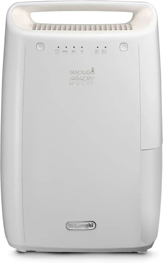 De'Longhi AriaDry Déshumidificateur 10L, Filtration Triple, Anti-Moisissure, Silencieux