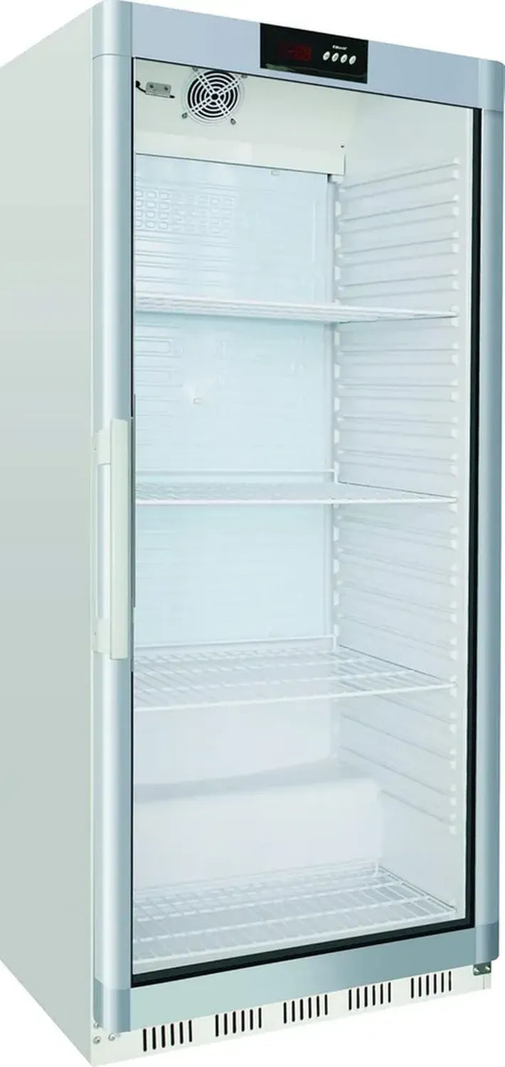Armoire Réfrigérée Blanche avec Porte Vitrée, Température +2 à +8°C