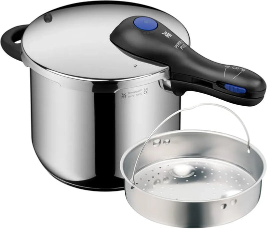 WMF Autocuiseur Perfect Plus 22 cm, 6,5L, Inox Induction, Protection Anti-Flammes