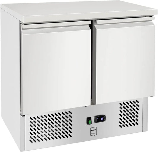 Table réfrigérée positive en inox 169 L avec serrure, METRO Professional
