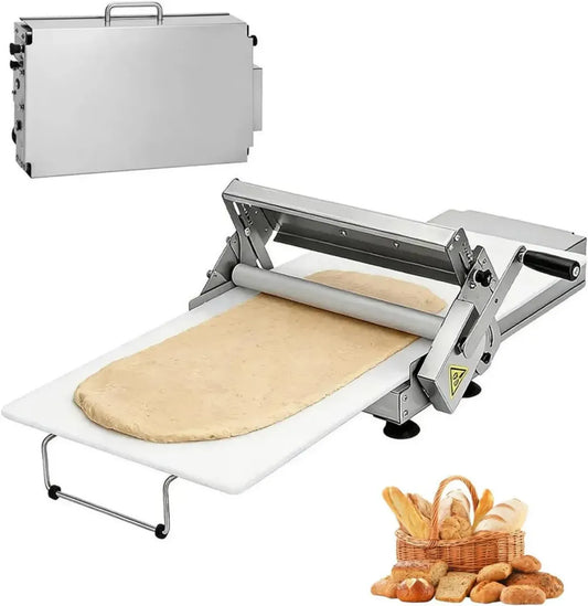 Machine à Pâtes en Acier Inoxydable Réglable pour Usage Domestique et Commercial