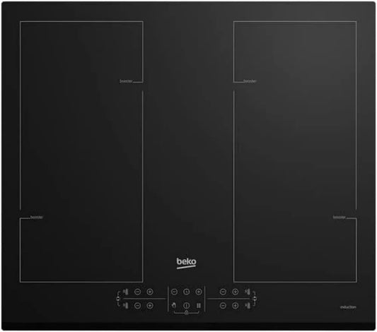Plaque à Induction BEKO HII64206F2MT - 4 Zones avec Contrôle Tactile