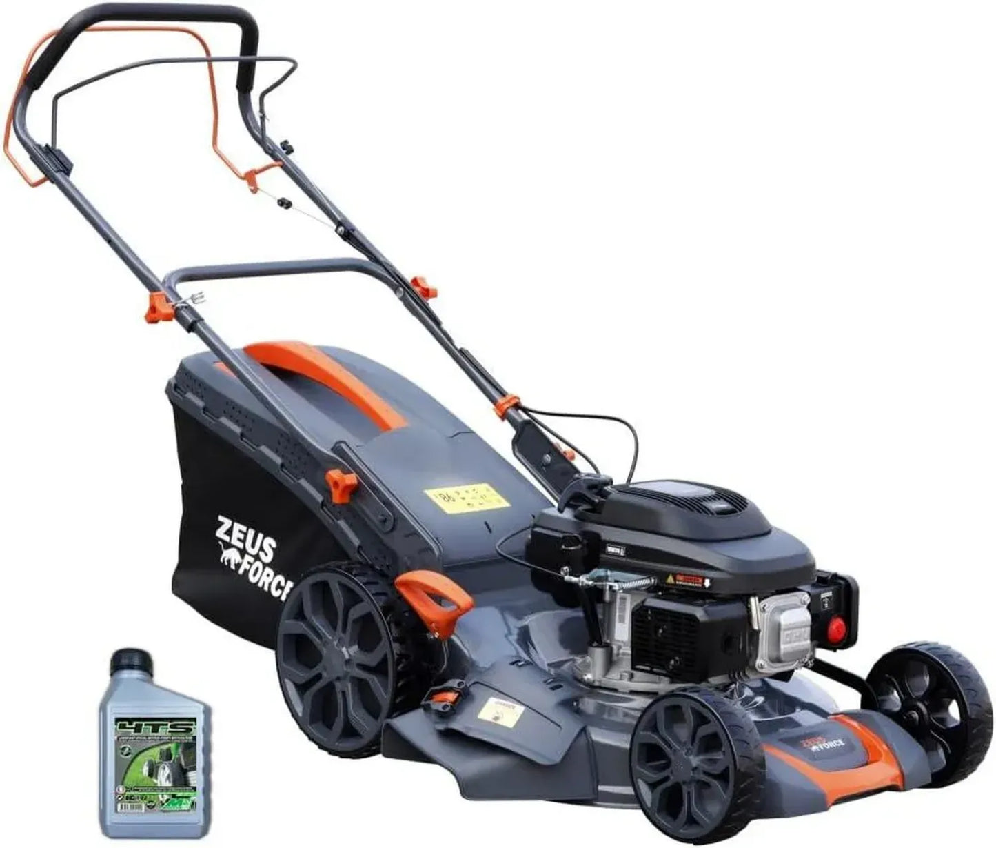 Tondeuse à essence autotractée 196 cm³ - Mulching - 51 cm de coupe - Bac 70L - 6 hauteurs réglables