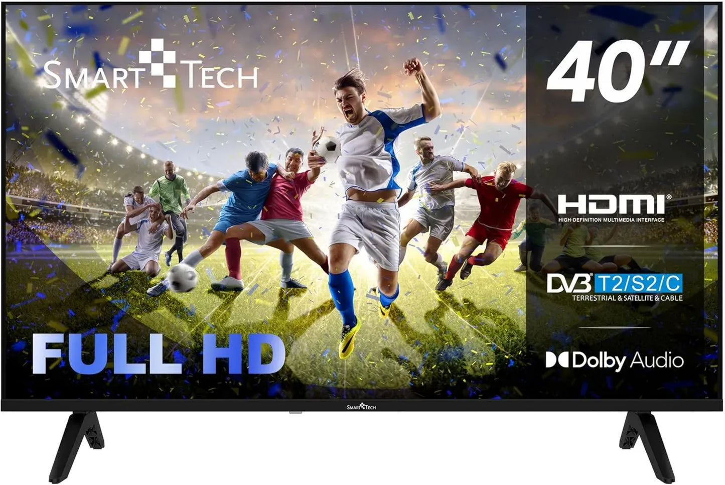 Téléviseur LED FHD 40'' Smart Tech avec Streaming Whale OS