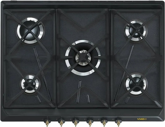 Plaque de cuisson SMEG à gaz 75cm avec sécurité thermocouple