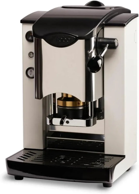 Machine à Café Faber Acier Inoxydable à Dosettes ESE 44mm, Blanc et Noir