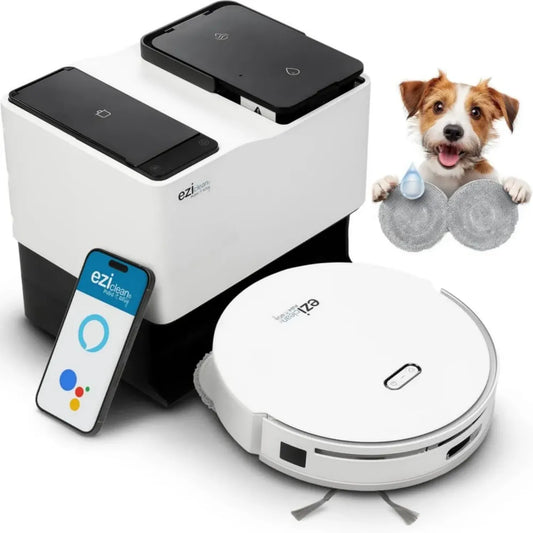 Aspirateur Robot EZICLEAN Z15 Pro avec Fonction de Lavage et Connexion Intelligente
