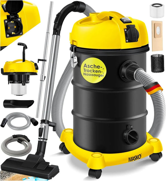 Aspirateur Industriel 6 en 1, 2300W avec Fonction Soufflage et Prise Électrique