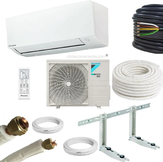 Climatiseur Mural Réversible Daikin 21000 BTU avec Installation 7m, 6 kW, Mono-Split, Série Pro