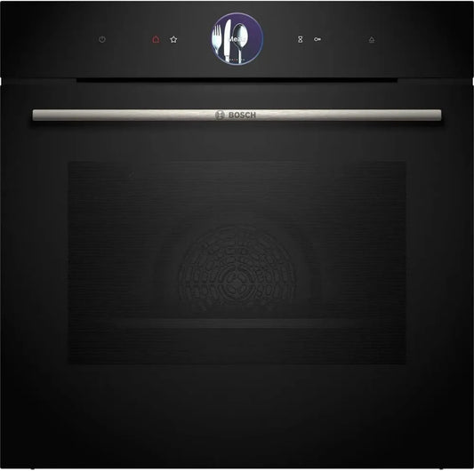 Four à vapeur encastrable Bosch Serie 8, 60 cm, 71 L, fonction vapeur et PerfectBake, noir