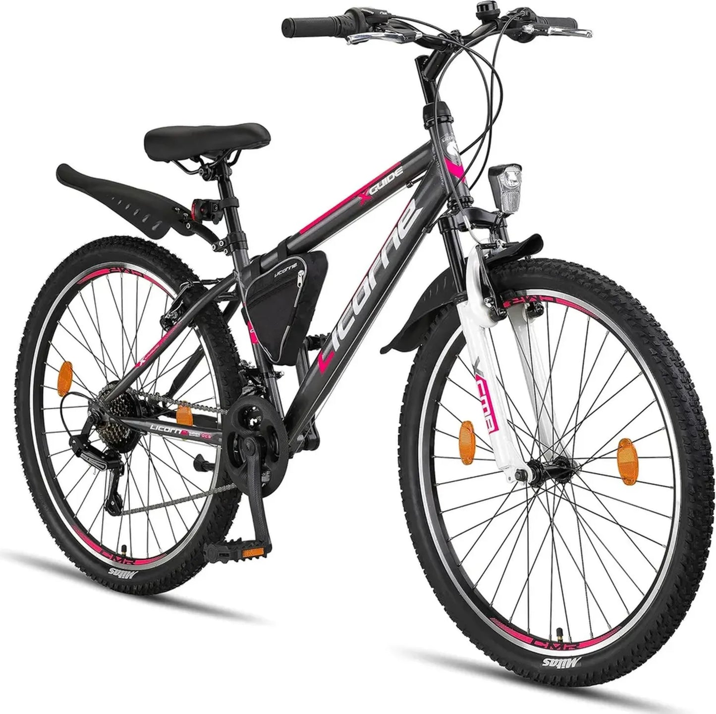 Vélo VTT Licorne - Taille 26' anthracite pour tous