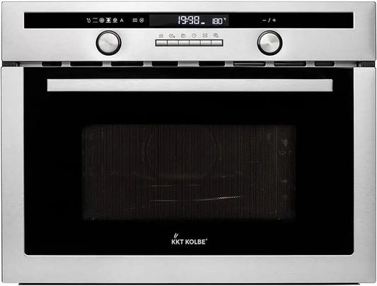 Four micro-ondes encastrable 60 cm 44L 3350W avec fonction pizza, grill et chaleur tournante